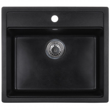 Мийка кухонна ZERIX ZS-5751S-03 Чорна (ZX4596)