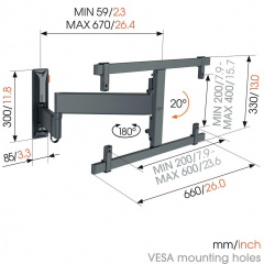Крепление Vogels TVM 3663 OLED Black (6816015) Хмельницький