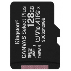 Карта памяти Kingston microSDHC 128GB Canvas Select+ A1 (W100/W85) + SD адаптер (6519923) Киев