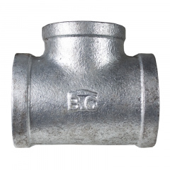 Трійник редукційний чавунний оцинкований В.С BBB 2” x 1 1/4” Житомир