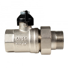 Кран кульовий з американкою прямий Remi 3/4” Миколаїв