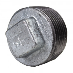 Заглушка чугунная оцинкованная B.C РЗ 1 1/4” Полтава
