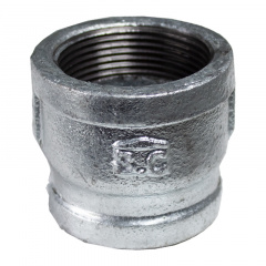 Муфта чугунная оцинкованная редукционная B.C 2” х 1 1/4” Одесса