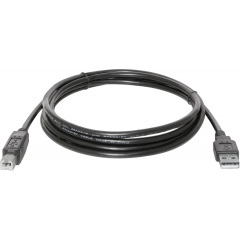 Кабель Defender USB04-17 USB2.0 AM-BM 5 м Черный (83765) (6358271) Рівне