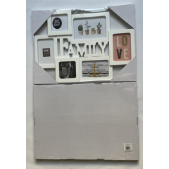 Мультирамка EVG INNO ZB-6FA-3853 FAMILY COLLAGE 6 38 х 53 х 2 см Белый (6812267) Винница