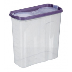 Контейнер для сыпучих Violet House Transparent 2.5 л (6768553) Хмельницький