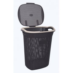 Корзина для белья VIOLET HOUSE COFFEE Виолетта 59х37х48 см Коричневый (6481509) Ужгород