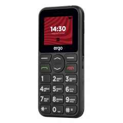 Мобільний телефон ERGO R181 Dual Sim Black (6653747) Кушугум