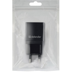 Зарядний пристрій Defender EPA-10 Black, 1xUSB, 5V/2.1A, Package (83572) (6505065) Запоріжжя