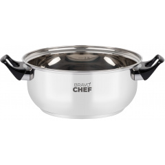 Каструля BRAVO CHEF 18 см 1.6 л з бакелітовими ручками (6811077) Чернігів