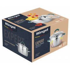 Кастрюля RINGEL Expert 20 см 3.5 л Хром (6723691) Миколаїв