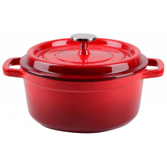 Кастрюля RINGEL Essen 3.8 л 24 см Красный (6858202) Київ
