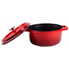 Кастрюля RINGEL Essen 3.8 л 24 см Красный (6858202) Київ