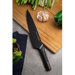 Нож Chef Tramontina Nygma 203 мм Черный (6816085) Івано-Франківськ