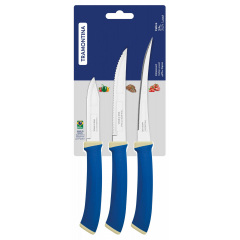 Набор ножей Tramontina FELICE 3 предмета Blue (6852762) Одеса