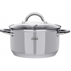 Кастрюля BRAVO CHEF 18 см 2.6 л с крышкой (6720868) Миколаїв
