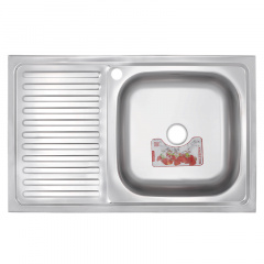 Мийка кухонна ZERIX Z8050R-08-180MD (MICRO DECOR) (ZS0601) Ізюм