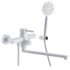 Змішувач для ванни MIXXUS SUS-006 (EURO) WHITE із нерж. сталі SUS304 (MI5756) Ізюм