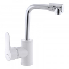 Смеситель для кухни PLAMIX Mario-001 White без подводки (PM0556) Славянск