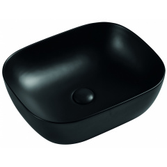 Умивальник накладний керамічний Mixxus Premium Diverse-0101 Black 490x395x150mm (MP6485) Ірпінь