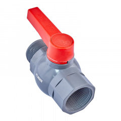 Кран кульовий Plamix PVM-1 1/2" FM PVC (PM0623) Харків