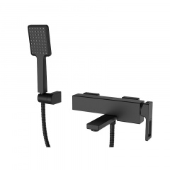 Змішувач для ванни з коротким виливом Koer KB-41009-05 (Колір чорний) (KR3503) Тернопіль