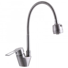 Змішувач на кухню Zerix HSB-011 із рефл. виливом (ZX3138) Фастів