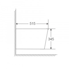Біде підвісне Mixxus Premium Bevel-0501 515x360x345mm (MP6475) Балаклія