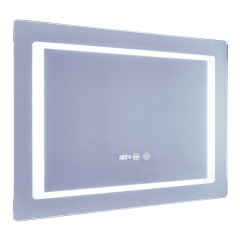 Дзеркало Mixxus Style MR03-70x50 (годинник, LED-підсвічування, антизапотівання) (MI6006) Івано-Франківськ