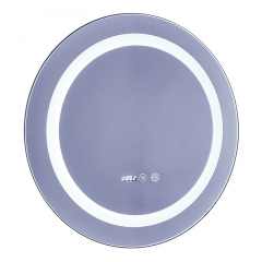 Дзеркало Mixxus Plain MC02-60 (годинник, LED-підсвічування, антизапотівання) (MI6012) Ірпінь