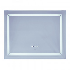 Зеркало Mixxus Light MR01-90x70 (часы, LED-подсветка, антизапотевание) (MI5999) Черновцы