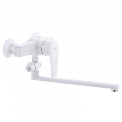 Смеситель для ванны PLAMIX Oscar-006 White (без шланга и лейки) (PM0559) Житомир