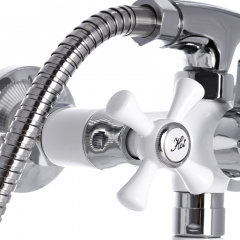 Змішувач для ванни MIXXUS OMEGA 140 WHITE (MI2768) Київ