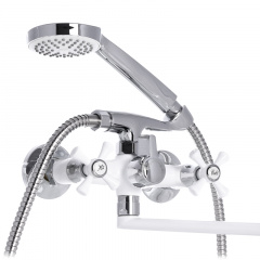 Змішувач для ванни MIXXUS OMEGA 140 WHITE (MI2768) Київ
