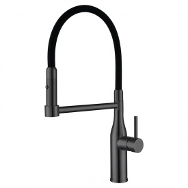 Кухонний змішувач з силіконовим виливом Koer KI-70005-07 (нерж. сталь) (KR3389)