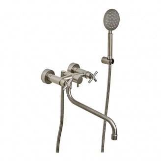 Смеситель для ванны Mixxus DVE-006-B (Euro) из нерж. стали SUS304 (MI6083)