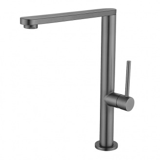 Смеситель для кухни Zerix KFM-011 graphite из нерж. стали SUS304 (ZX4865)