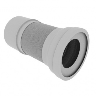 Гофротруба унитазна ZERIX GA-01-B армированная для пластиковой канализации диаметром 110 мм (ZX4968)