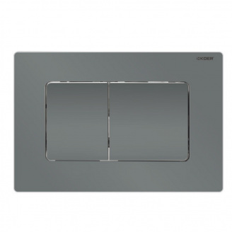 Панель змиву пластикова Koer KT-0602-07 квадратна Графіт KR5183