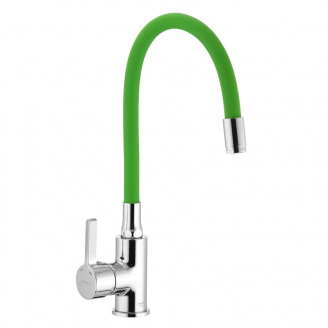 Змішувач для кухні з гнучким силіконовим виливом IBERGRIF M22112-5 (IB0071)