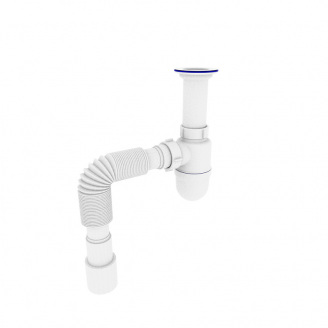 Сифон для умивальника ZERIX SU-02-A 1 1/2