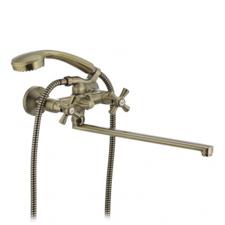 Смеситель для ванны MIXXUS PREMIUM RETRO BRONZE-140 (MI1651)