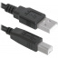 Кабель Defender USB04-17 USB2.0 AM-BM 5 м Черный (83765) (6358271) Рівне