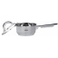 Ковш с крышкой Bravo Chef 14 см 1.15 л Хром (6720872) Кам'янка-Дніпровська