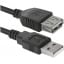 Кабель Defender USB02-10 USB2.0 AM-AF 3 м Черный (87453) (6358276) Калуш