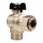 Кран шаровый с накидной гайкой угловой Remi 3/4” Житомир