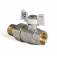 Кран с американкой 1/2" (KOER KR.227.W) белый (KR0015) Одесса