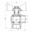 Кран кульовий KOER 1/2" ГШБ кутовий (KR.208) (KR2805) Львів