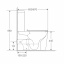 Унітаз-компакт Mixxus Premium Bevel-0402-R 670x390x880mm система змиву RIMLESS (MP6474) Житомир