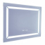 Зеркало Mixxus Light MR01-80x60 (часы, LED-подсветка, антизапотевание) (MI5998) Херсон